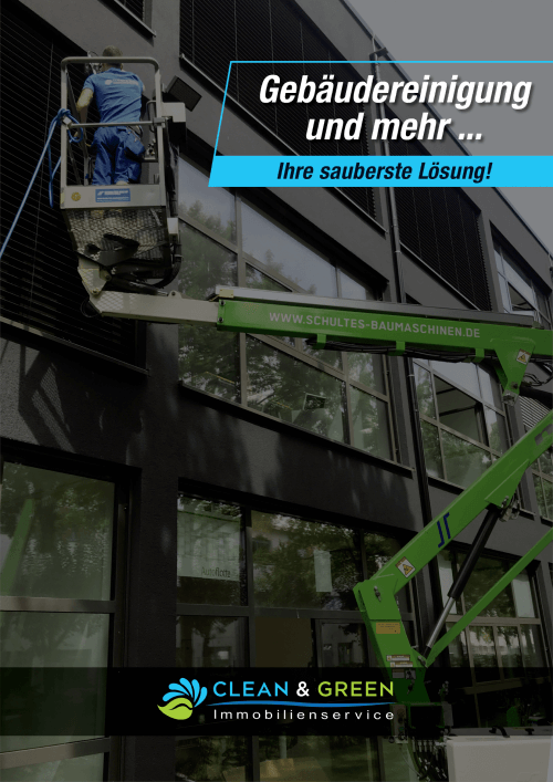 Broschüre Clean & Green Gebäudereinigung Gießen